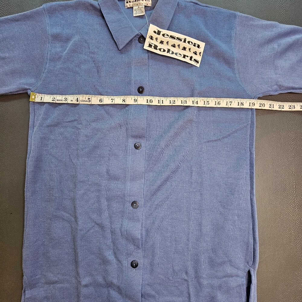 Vintage Jessica Roberts Blue Blouse
